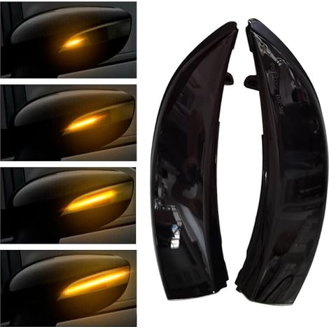 2er-set Led-blinkleuchten Kompatibel Mit Ford Fiesta Mk6 Vi/uk Mk7 2008-2017 B-max 2012-2017 (gelb)