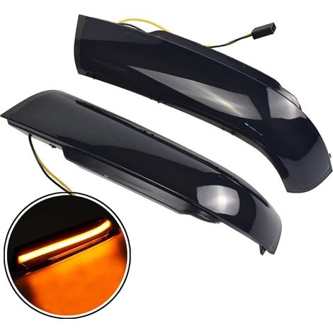1 Paar Led-blinker Mit Dynamischer Funktion, Seitenrückspiegel-blinker Für Vw Touareg I Mk1 7l 2002 2003 2004-2006 (gelb)