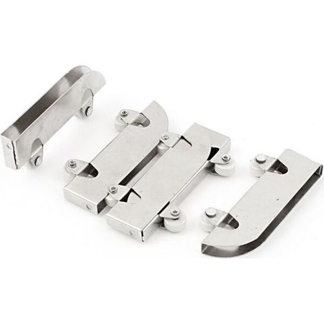 5 Stück Laufrollen Für Glasschiebetüren, Doppelrollen, Edelstahl 5 Mm