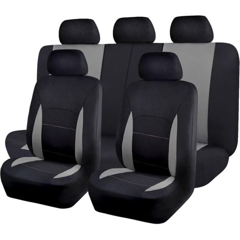 Autositzbezüge Für , Autositzbezug Vorne Und Hinten Auto Sitzhüllen Schutz Sets Zubehör, (grau)