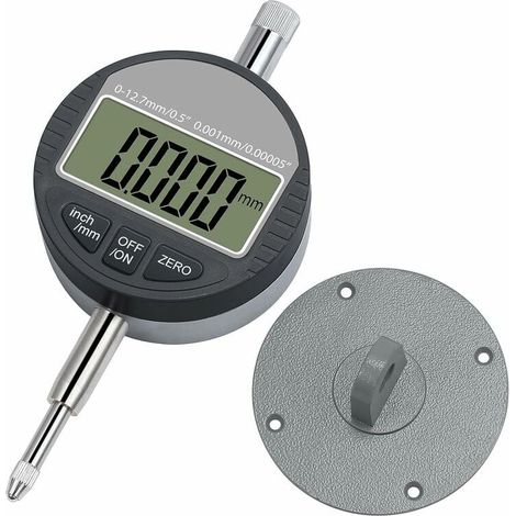 Dtl Digitalmikrometer 0,001 Mm / 0,00005 Zoll Digitale Messuhr Präzisionsmessgerät 0–12,7 Mm / 1 Zoll Elektronischer Komparator/digitale Messtaster