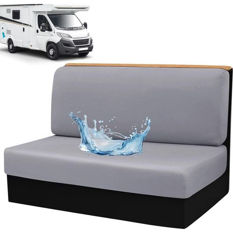 Wohnmobil-sitzbezüge – Für Wohnwagen, Wohnmobil, Esstisch – Silbergrau