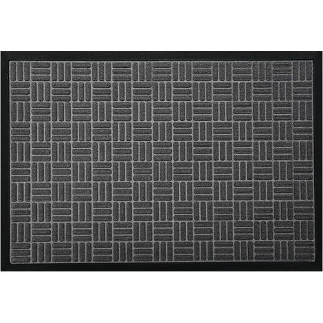 1 Küchenläufer Moderner Läufer Bord Rand Absorbierend Rutschfest Waschbar Grau - 45x75 Cm