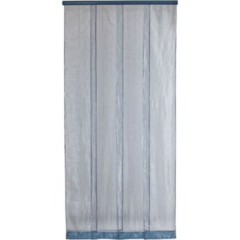 Tür-moskitonetz, Grau, 100 X 220 Cm, Aus Polyester – Effektiver Insektenschutz – Einfache Montage
