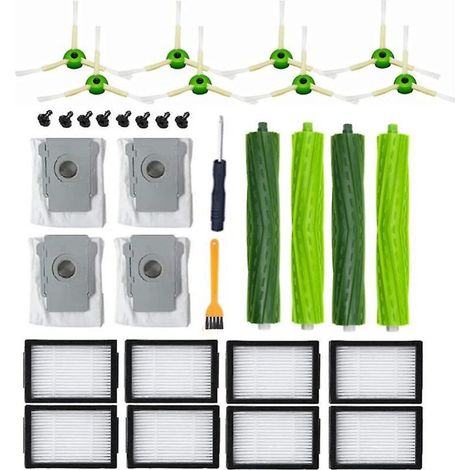 34-teiliges Zubehör-set Für J7 J7+ I7 I7+ I3 I3+ I4 I4+ I6 I6+ I8 I8+ E5 E6 E7 Ersatzteile Für Saugroboter K