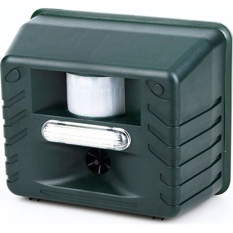 Ultraschall-tierabwehr Mit Infrarot-induktion, Elektronischer Vogel- Und Mäusevertreiber Für Innen- Und Außenbereich, 1 Stück