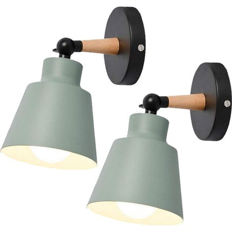 2er-set Moderne Industrielle Wandlampen Aus Metall Mit E27-fassung, Edison-/loft-stil Für Innenbeleuchtung – Ideal Für Café, Bar, Flur, Esszimmer, Wohnzimmer Und Schlafzimmer