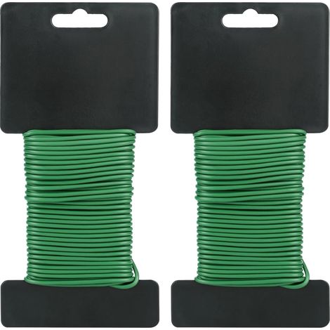 2,5 Mm Gartenbindefaden, 2 Stück À 10 M, Gartenbindedraht Für Pflanzen, Weiche Pflanzenhalter