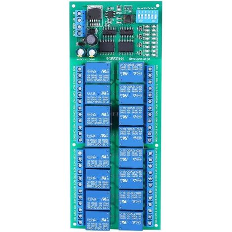 Dc 12v Rs485 6-kanal-relaismodul, Relaissteuerung Für Plc-serienschnittstelle, Standby-stromverbrauch 11ma, Relais