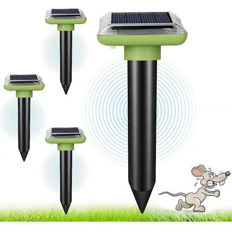 Anti-maulwurfsschreck,solar-maulwurfschreck,ultraschall-schlangenschreck 4 Stück,ultraschall-maulwurfsschreck,maulwürfe,gegen Maulwürfe Schlangen Wühlmäuse Maulwürfe Und Andere Tierschreck