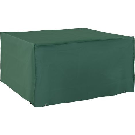 Schutzhülle Für Gartenmöbel, Oxford-gewebe 600d, Grün, 135 X 135 X 75 Cm, Wasserdicht Und Uv-beständig