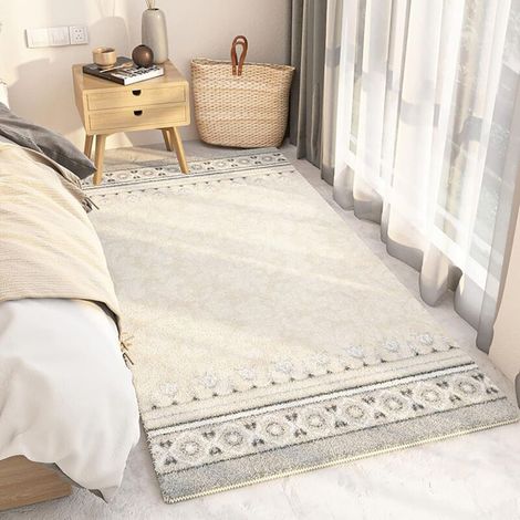Shaggy Kurzflor-teppich – Nicht Abstoßend, Flauschig, Moderner Teppich, Langlebig, Rutschfest, Türmatte Für Wohnzimmer, Schlafzimmer, Kinderzimmer Und Eingangsbereich – Deko – 80x160 Cm