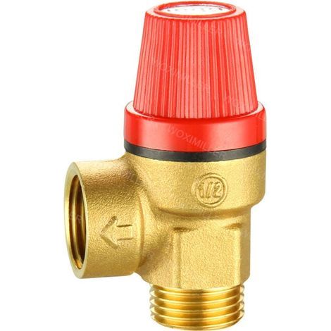 1,27 Cm Außengewinde-druckentlastungsventil – Messing-sicherheitsventil Für Wasser/öl/gas (3 Bar)