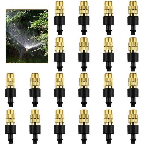 Verstellbare Messing-bewässerungsdüse, 20 Stück Für Gartenbewässerung, Hochpräzisions-sprühkopf