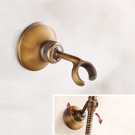 Duschbrause, Duschset, Antikes Messing-duschsystem (kupferschlauch)