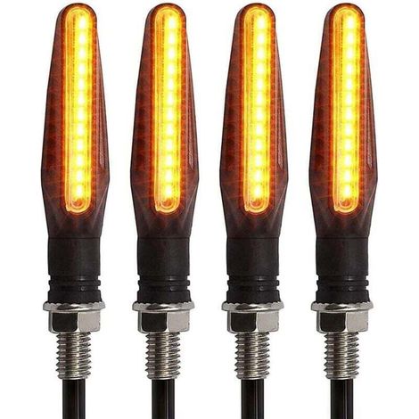 4 Stück Motorrad 12 Led Blinker Amber Blinkleuchten Rücklichter Wasserdichte Motorrad-blinker