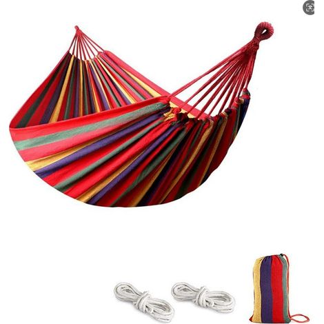 Camping-hängematte, Hängematte Für Den Außenbereich 190 X 80 Cm, Maximale Tragfähigkeit Von 150 Kg Für Reisen, Den Garten Und Den Strand