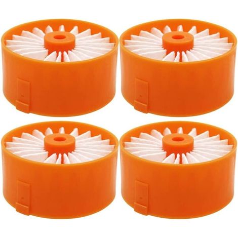 Filtre Pour Aspirateur Sans Pour Schwarz + Decker Powerseries Pour Outils De Remplacement Pour Bsv2020g Accessoires De Balayeuse (lot De 4 Unités)