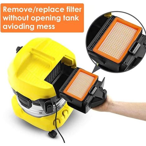 2 Faltfilter Für Karcher – Mv4 Mv5 Mv6 Wd4 Wd5 Wd6p