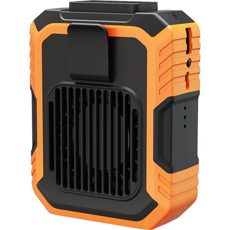 4-in-1 Außenventilator Mit Usb-funktion, Tragbarer Clipventilator Für Den Hals, Kühlventilator Für Arbeitskleidung, 3 Geschwindigkeiten, Luftstrom
