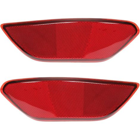 Heckschürzen-reflektor-lampe 95863110500 95863110600, 2-teiliger Ersatz Für Heckwarnleuchte, Rot, Passend Für Cayenne 2011-2014