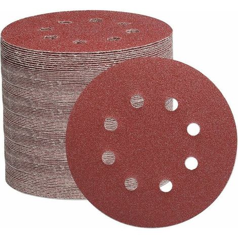 105 Stück Schleifscheiben, 125 Mm Für Exzenterschleifer (korngrößen 40/60/100/150/240/320/600)