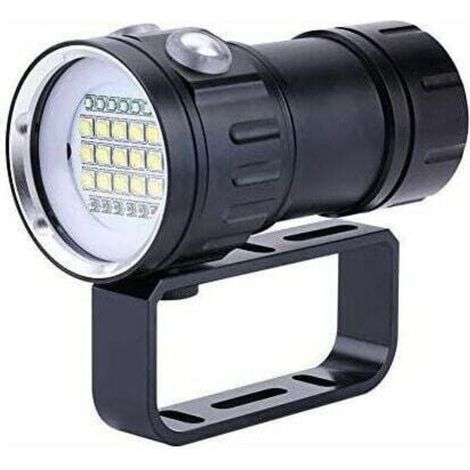 Unterwasser-tauchlampe, Ipx8 Wasserdicht Mit 18000lm, Bis Zu 80 Meter Tiefe Belastbar, Ideal Für Unterwasserfotografie Und -videografie.