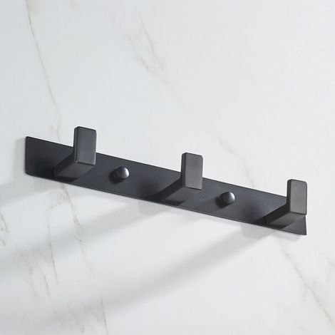 Wandhaken Kleiderhaken Handtuchhaken 3 Haken Set Badaccessoires Wandhalterung Aus Edelstahl 304 Schwarz Matt