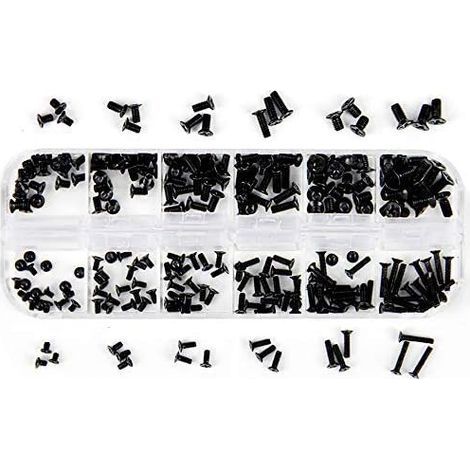240 Vis Ordinateur Portable – Kit Universel M2 M3 M2.5 Noir