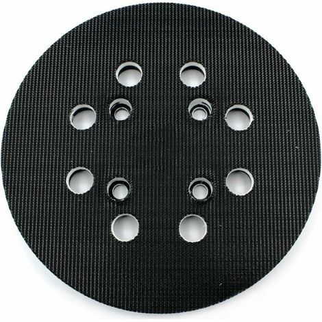 Schleifplatte Für Bosch (ø 125 Mm, Mittlere Härte Mit Zubehör-system Für Exzenterschleifer Pex 300/400 Ae / 4000 Ae / Advanced Orbit 18 V)