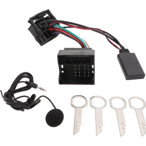 Bluetooth 5.0 Audio-adapter Mit Aux-kabel Und Ersatzmikrofon Für Ford Focus Mondeo Fiesta Fusion 6000cd