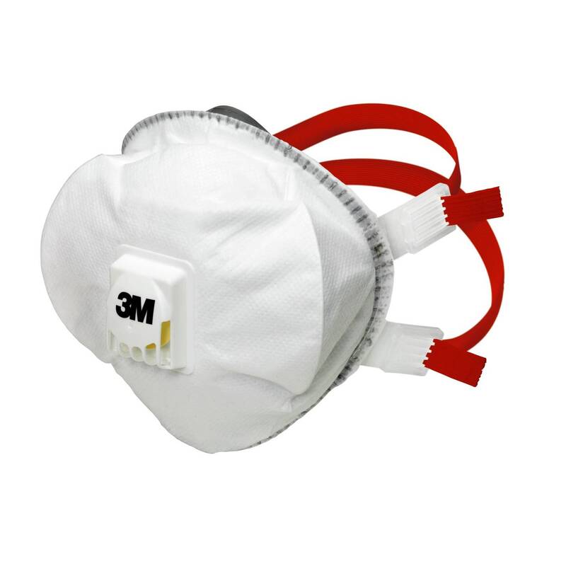 [neuwertig] B-ware 3m Feinstaubmaske Atemschutzmaske Ffp3 Filter Ventil 5 Stück Din 1492001 En149