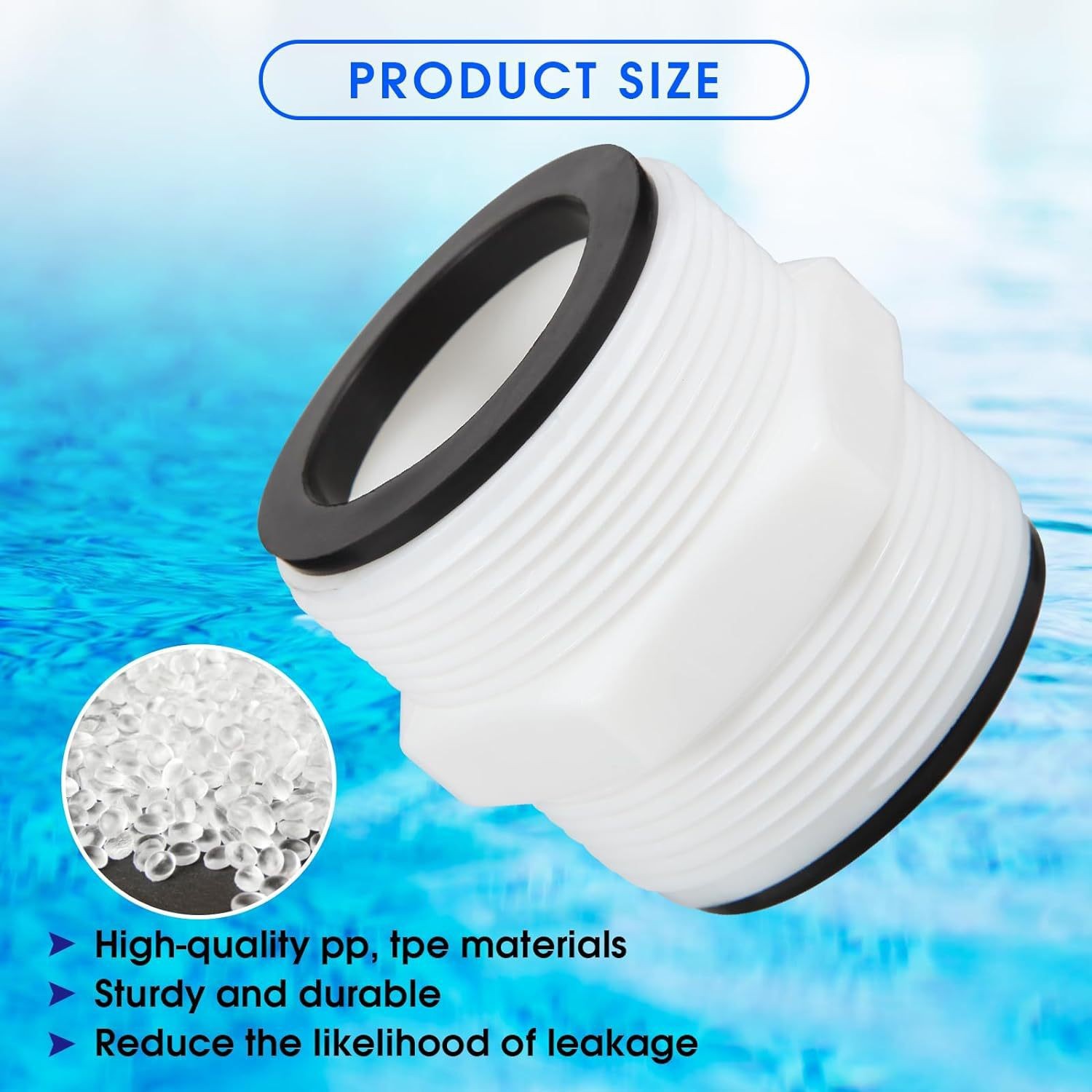 1,5-zoll-l-förmiger Poolschlauchverteiler, Kompatibel Mit Intex Coleman Aufstellpoolpumpen