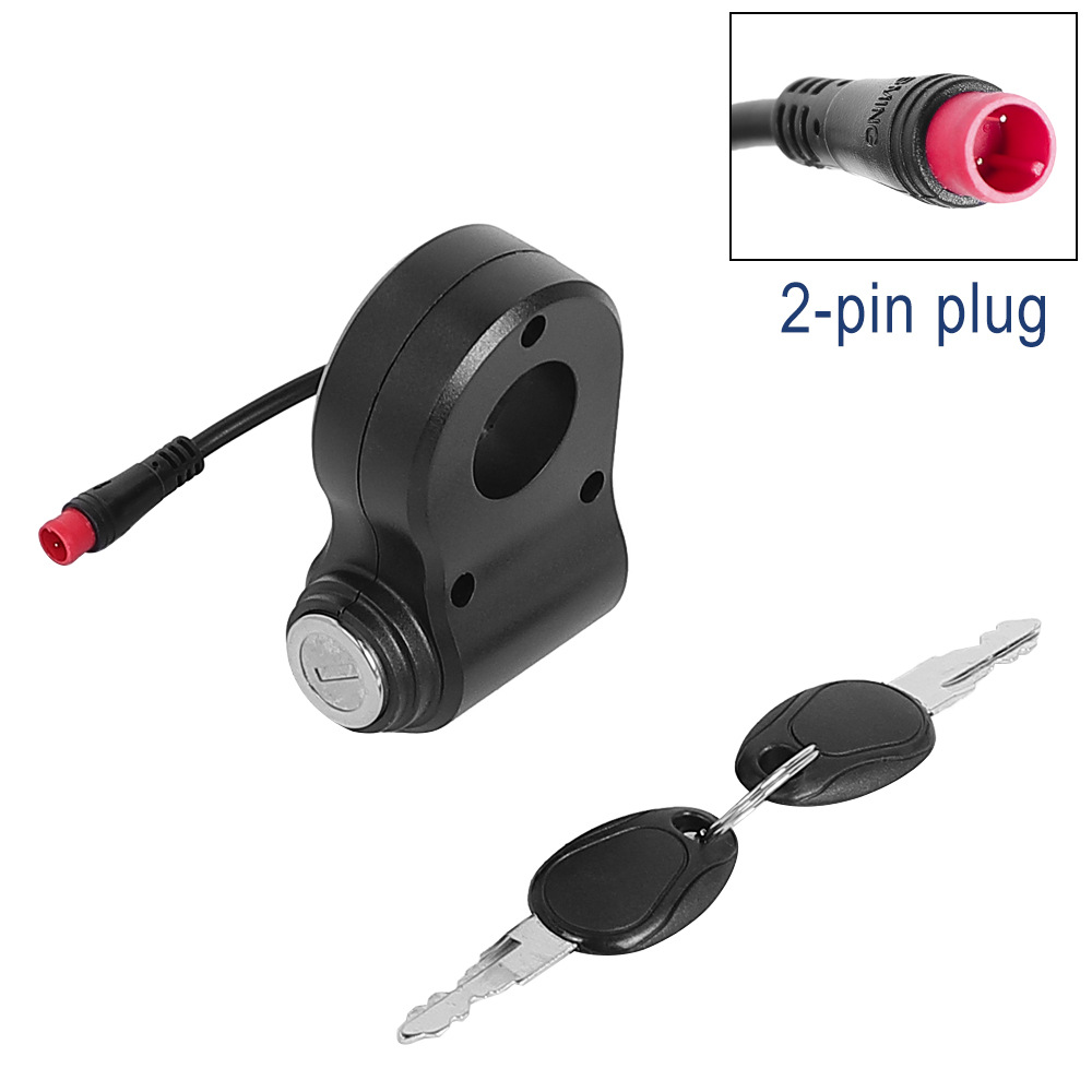 2-poliger Verriegelungsschalter Mit Schlüssel Für Den Elektroroller Kukirin G2 Pro/max