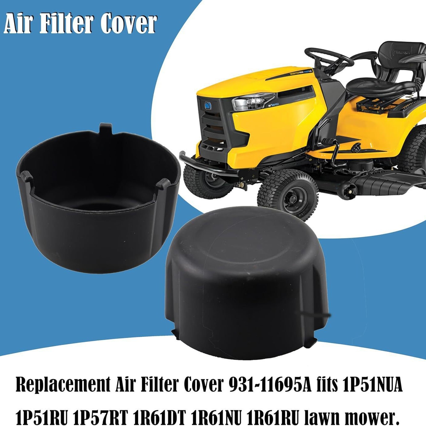 Cub Cadet Luftfilterabdeckung 1p51nua 1p51ru 1p57rt 931-11695a