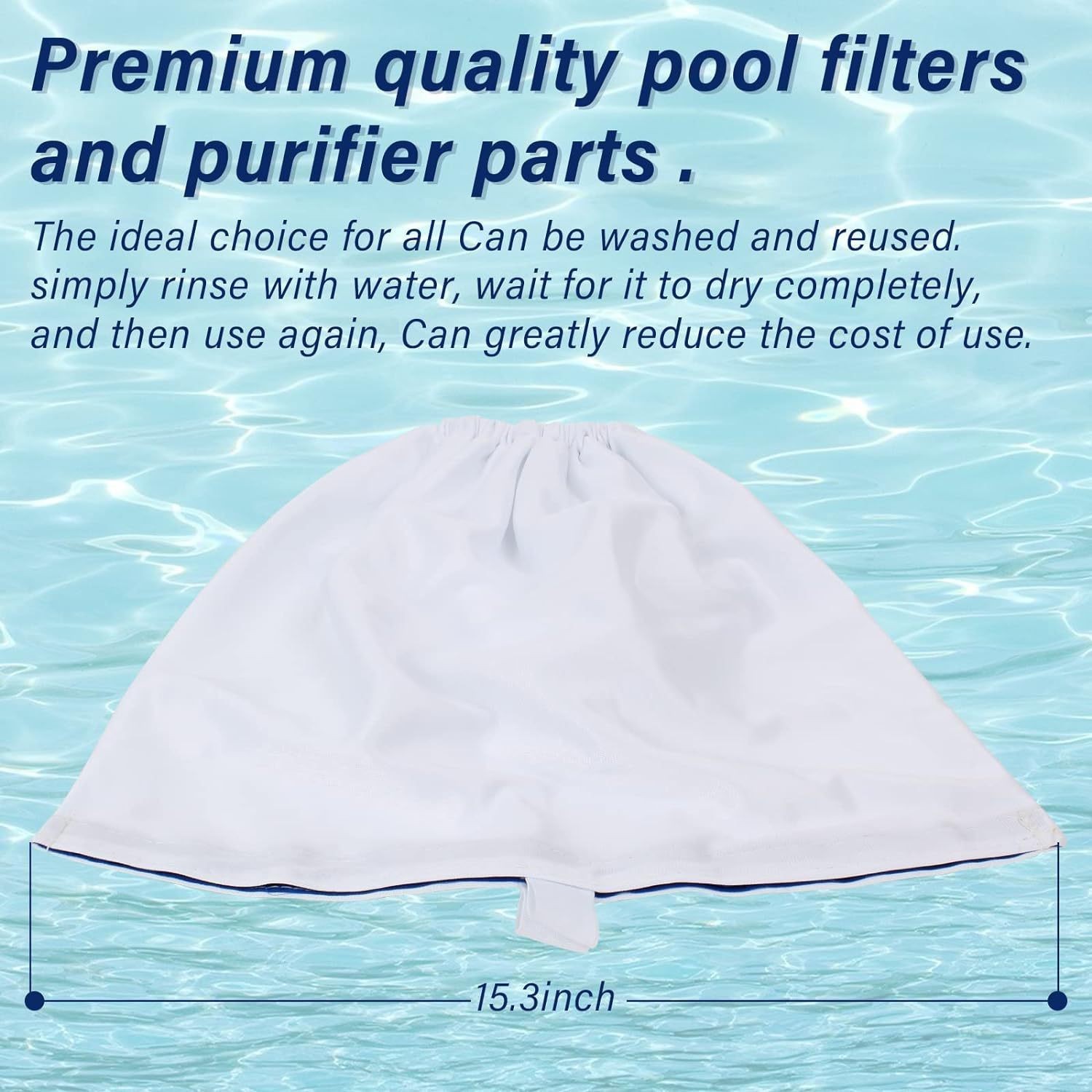 Filterbeutel 8114 Für Poolreiniger, Passend Für Aquabot S-2-40, S2-50, Pura 5x