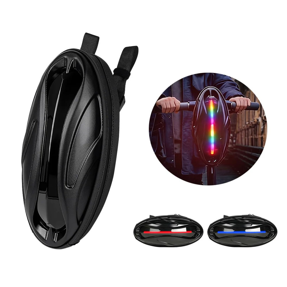 Intelligente Aufbewahrungstasche Mit Universellem Led-display Für Elektroroller, App-gesteuert, Lenkertasche, Zubehör
