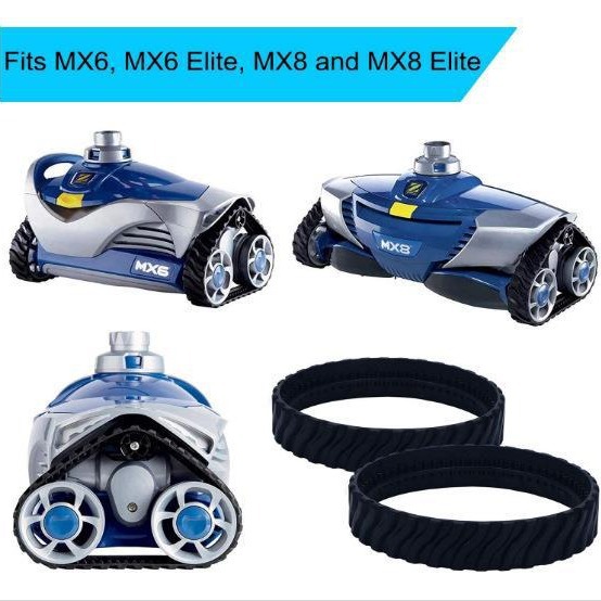 Poolroboter-reifen, Kompatibel Mit Zodiac Mx8 Und Mx6, Ersatz-reinigungsreifen, 2er-pack