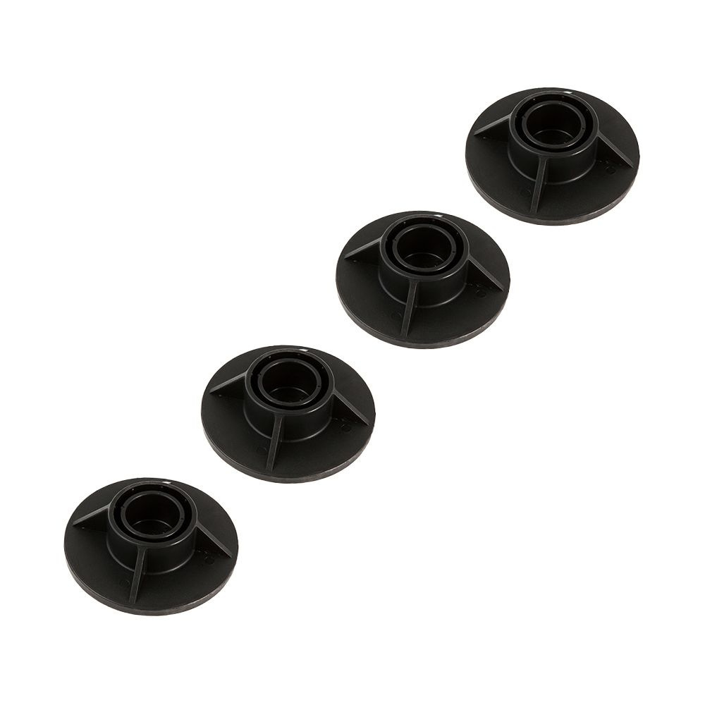 Pro P61010 Stahl-poolstützbein-set Für Runde Und Eckige Pools, Schwarz/5-teilig