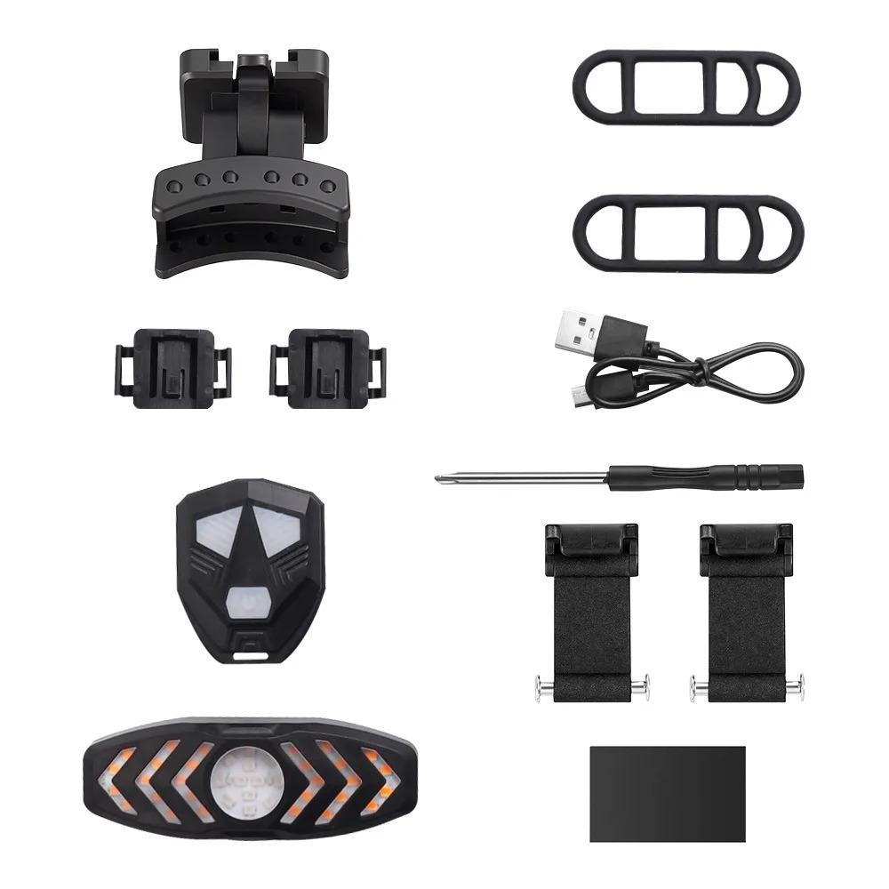 Universelles Blinkendes Rücklicht Mit Intelligenter Drahtloser Fernbedienung, Helles Warnlicht Für Mountainbikes