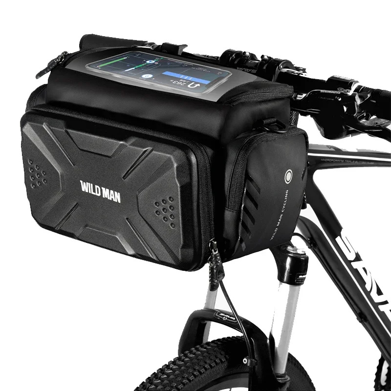 Wild Man Lenkertasche Für Fahrräder, Eva-hartschale, E-scooter-tasche, Faltradtasche, Kameratasche