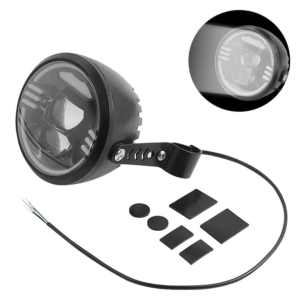 Wasserdichter 12v-48v Led-scheinwerfer Mit Fern-/abblendlicht Für E-bikes, Zubehör
