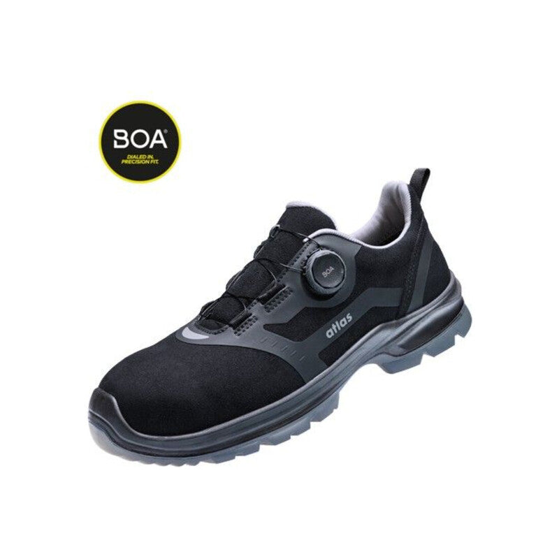 [gebraucht] B-ware Atlas Halbschuh Arbeitsschuh Flash 6405 Xp Boa Esd S3 Größe 44 Schwarz Grau