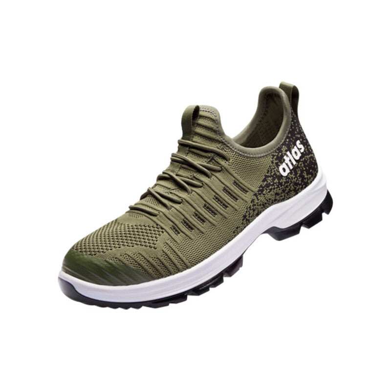 [neuwertig] B-ware Atlas Halbschuh Fast 14 Green S1p Sicherheitsschuh Aluminiumkappe Src Größe 38