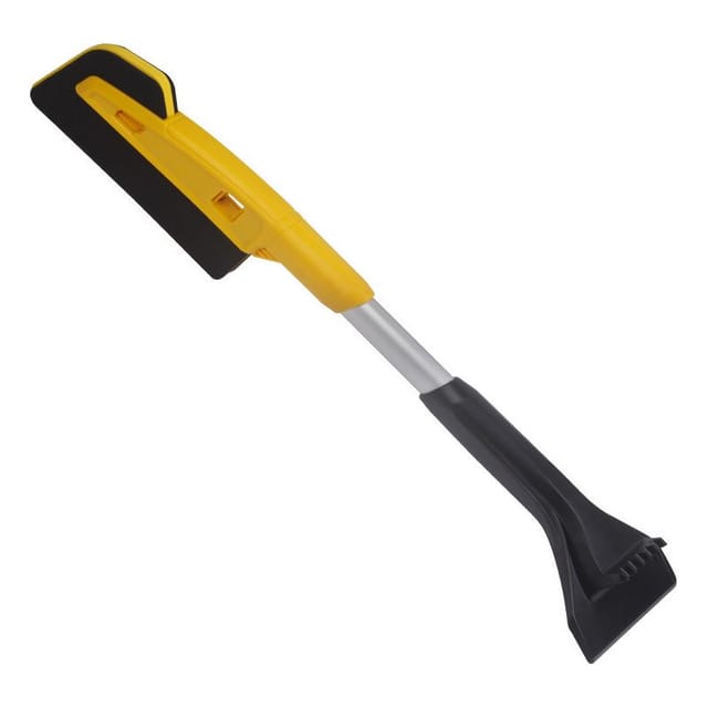 2-in-1 Schneebürste Mit Schwamm, Abnehmbarem Schneeschaber/schneebesen, Abnehmbarem Eiskratzer, Auto-eiskratzer, Schneekratzer