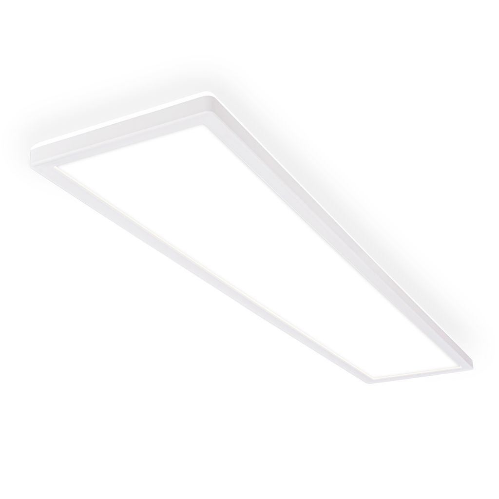 Briloner Led Deckenleuchte 98x20x3 Cm 36w 4800lm 4000k Neutralweiß Backlight Weiß - Deckenlampe Wohnzimmer Küche Flur