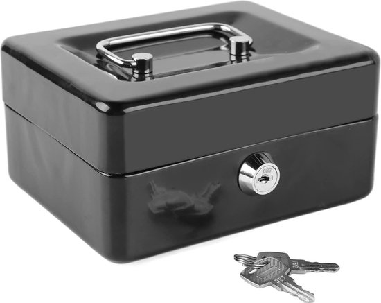 Feuerfestes Kassenschloss, Metalltresor, Aufbewahrungsbox, Schlüssel, Geld, Dokumente, Zuhause, Auto, Feuerfester Tresor