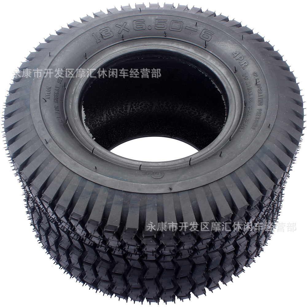 Atv 4-rad Strand-minigolfwagen/rasenmäher 136.50-6 Schlauchlose Reifen 13x6.50-6 Reifen