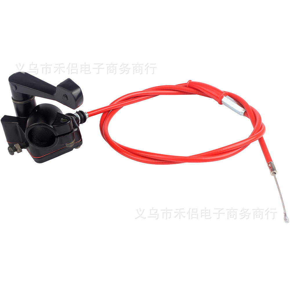 Atv 4wd Atv Zubehör 50-250cc Daumen-kraftstoffpumpe, Gaszug, Lenker-kit (rot)