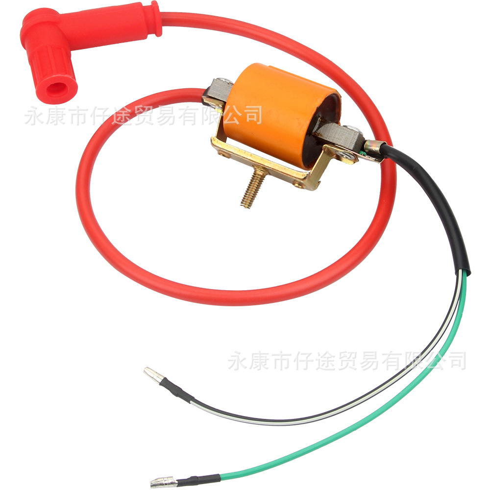 Offroad-motorrad-atv-vierrad-strandfahrzeug-modifikation 50 Cm³-110 Cm³ Silikon-hochspannungstransformator Cdi-zündspule Orange